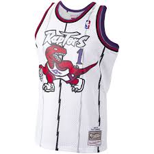 Toronto raptors vince carter 15 purple throwback swingman basketball jersey. Men S Toronto Raptors Tracy Mcgrady Mitchell Ness White 1998 99 Hardwood Classics Swingman Player Jersey