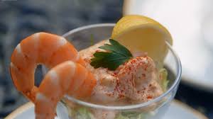 Mary Berry Prawn Cocktail With Marie Rose Sauce Recipe Berries Recipes Prawn Cocktail Rose Sauce Recipe