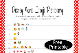 Quick question [characters and actors: Free Printable Disney Movie Emoji Pictionary Quiz