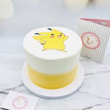 It evolves into pikachu when leveled up with high friendship, which evolves into raichu when exposed to a thunder stone. Just Pokemon Style Your Cake
