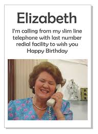 Hyacinth Bucket Personalised Birthday Card Keeping Up Appearances Wish You Happy Birthday Appearance Quotes