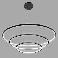 Led strip are offered in various colors they and provide homeowners with the capability to create unique decorative capabilities. Pendant Lamp Led Ring No 3 F80 Cm In 4k Black Altavola Design Black Inwards Daylight Color No Pendant Lamps Led Ceiling Lights Chandelier Modern Ceiling Lights