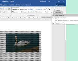 Beschriftung große buchstaben, querverweis kleine weiter: Wie Komme Ich Bei Word An Grafiken Die Ich Hinter Den Text Gelegt Habe Pc