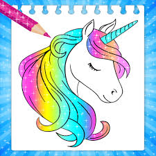 From simple unicorn outlines for preschool kids to color in, to more detailed designs for big kids, we hope you find a coloring page that you like! Amazon Com Glitter Unicorn Coloring Book Appstore For Android