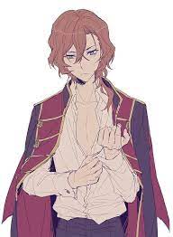 chuuya in marching band uniform 中原中也 イラスト キャラクター 絵 アニメ ラブ
