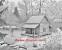 Sketch Log Cabin Drawing