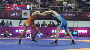 If he wins in the tomorrow's match, he is going to be the fourth wrestler from india after kd jadhav, sushil kumar and yogeshwar dutt to win medal in the olympics. 1 2 Fs 57 Kg K Ravi Ind V N Sanayev Kaz Youtube