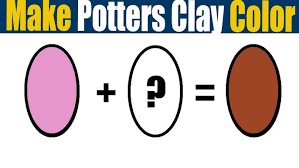 Color Mixing To Make Potters Clay