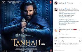 Desktop wallpapers full hd, hdtv, fhd, 1080p, hd backgrounds 1920x1080 sort wallpapers by: Tanhaji The Unsung Warrior Poster Saif Ali Khan Looks Terrifying
