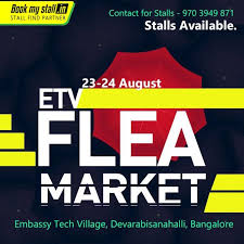 Etv Flea Market Bangalore Marketing Flea Market Stall