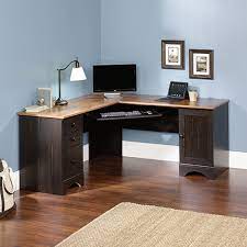 They look great in a home office, and are affordable. Harbor View Corner Computer Desk 403794 Sauder Sauder Woodworking