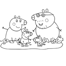 I biglietti per accompagnare un regalo di matrimonio, di. Peppa Pig Coloring Page