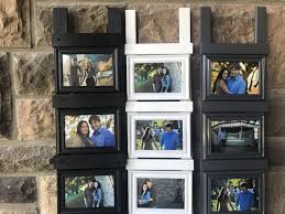 Rustic Photo Frame Ladder 45x7 Or 4x6 Frames Included Photo Etsy Rustic Photo Frames Collage Picture Frames Framed Photo Collage