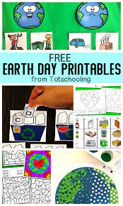 Worldwide, various events are held to demonstrate support for environmental protection. 20 Free Earth Day Printables For Kids Totschooling Toddler Preschool Kindergarten Educational Printables