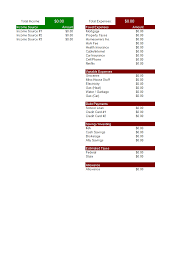 Budget Template Excel Spreadsheet Templates At Allbusinesstemplates Com