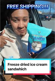 How to Eat Mountainhouse Ice Cream Freeze Dry Sandwich