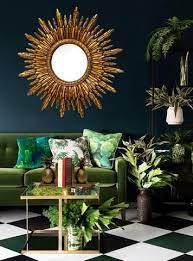 Wall Mirror Gold Sunburst Mirror French Baroque Style Starburst Mirror Hollywood Regency Decor Gold Home Accessories Hollywood Regency Living Room