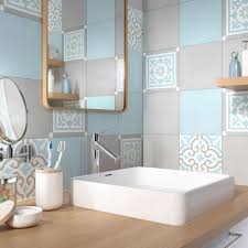 Carreau de ciment kakinoki bleu clair. Carreau De Ciment Belle Epoque Decor Gris Bleu Vert Et Blanc L 20xl 20cm Leroymerlin Carre Idee Salle De Bain Salle De Bain Design Idee Deco Salle De Bain