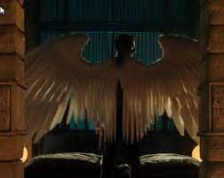Tom Ellis As Lucifer Morningstar Back View Of The Wings Lucifer Wings Lucifer Morningstar Lucifer