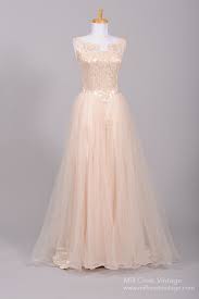 1950 Shell Pink Lace Vintage Wedding Gown Mill Crest Vintage Wedding Gowns Vintage Wedding Dresses Vintage Vintage Dresses