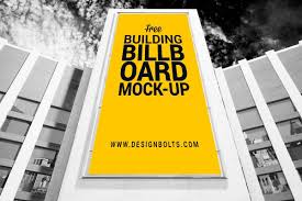 Free Outdoor Advertising Building Billboard Mockup Psd Billboard Mockup Outdoor Advertising Outdoor Advertising Design