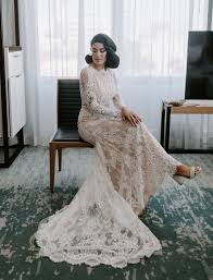 Modern Chic Neuehouse Wedding Wedding Dress Long Sleeve Antique Wedding Dresses Wedding Dresses Lace