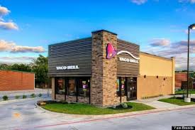 New Taco Bell Locations To Glow In Dark Cost Less To Build Restaurant Exterior Taco Bell Factory Architecture