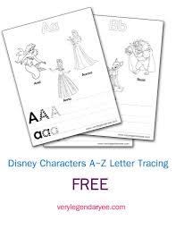 Disney Letter Tracing Disney Letters Tracing Letters Disney Alphabet
