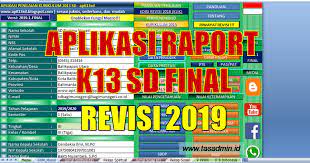 Aplikasi raport k13 sd semester 2 revisi 2019 mudiartana gatra guru. Aplikasi Raport K13 Sd Tahun 2019 Revisi Final Tasadmin