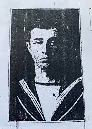 Photo of my grandmother Annie Prattern holding my mum Irene . This photo  was carried by my grandad Jack during the war when he was doing the  Atlantic crossings. The reason for