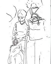 Cafe sketch 2024/08/25, 08/26, 09/02, 09/08, 09/14 Fukutoshin Line  Yurakucho Line #cafesketch #sketchbook #sketch #drawing #lifedrawing