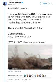 Bitcoin's blazing run in 2021 brings back memories of the crypto's infamous crash in late 2017. Bitcoin Cash Fork Crashes Market Is Craig Wright A Government Pawn To Destroy Crypto The Fintech Times