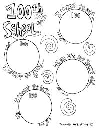 This freebie is a sample from the complete set of 100th day activities and printables pack you might like! 100th Day Of School Celebration Classroom Doodles