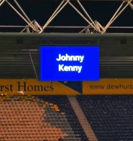 This is a new one! Preston innovating player announcements. Lost the game  3-1, mind 😂