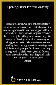 Many of these unity ceremony ideas also transition into acting as unique guest book ideas. Opening Prayers For Your Wedding With Pdf Wedding Ceremony Pro Indiana