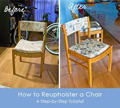 mom tip: how to reupholster a chair