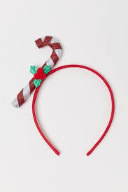 Hairband With Appliques Red Ladies H M Us Candy Cane Candy Cane Decorations Christmas Photo Booth