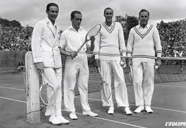 21:10 jean fernandez à la rescousse. Coupe Davis France Royaume Uni Garden Tennis De Cabourg