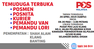 Ohjobs, jawatan kosong 2021, kerja kosong 2021, jawatan kosong kerajaan 2021, jawatan kosong swasta 2021, job vacancy, kerja kosong kerajaan, 2021, iklan jawatan kosong 2021, jobs in malaysia 2021, temuduga terbuka 2021, jawatan kosong kerajaan terkini, download borang. 5 Jawatan Kosong Pos Malaysia Temuduga Terbuka Dbjobasia Com Terbaru Jawatan Dibuka