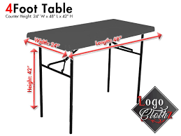 4 Ft Display Expo Table Fitted And Throw Explained Logoclothz Com Fitted Table Cover Custom Table Cloth Table Covers