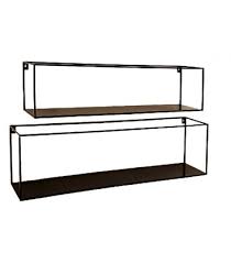 Étagère murale métallique vogue 610mm dimensions : Etagere Murale En Metal Noir Wadiga Com