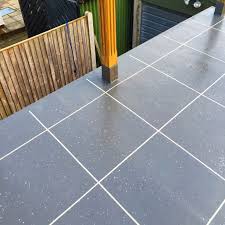 Balcony Refurbishment Pmma Liquid Waterproofing With Tile Effect Finish Flat Roofing Project By Www Protecroofi Liquid Waterproofing House Extensions Roofing