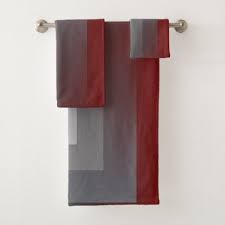 Teal Gray Burgundy Bath Towel Set Zazzle Com Teal Towels Burgundy Bathroom Rugs Burgundy Bathroom