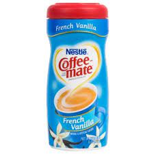 Here is the response i got: Coffee Mate French Vanilla Powdered Creamer 425 2g American Food Store