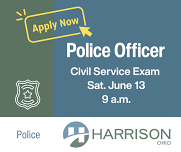 Harrison, OH Police Officer Civil Service Exam