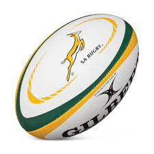 The rugby ball has an oval shape, four panels and a weight of about 400 grams. Gilbert Springbok Size 5 Rugby Ball
