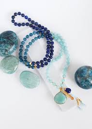 Fountain Of Truth Mala 108 Gemstone Mala Beads Amazonite Etsy Mala Jewelry Mala Necklace Gemstone Mala