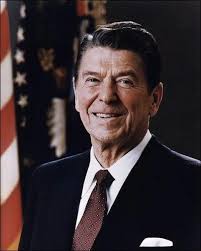 LG955 1981 Orig Larry Rubenstein Photo PRESIDENT REAGAN GREETS CARTER NIXON  FORD