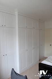 Tall Fitted Wardrobe With Cupboards Over The Top And Main Sections At The Bottom It Was Bui Bedroom Built In Wardrobe Fitted Bedrooms Fitted Bedroom Furniture