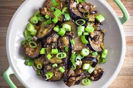 Japanese Eggplant With Ginger And Scallions Recipe On Food52 Recipe Recipes Eggplant Recipes Delicious Clean Eating